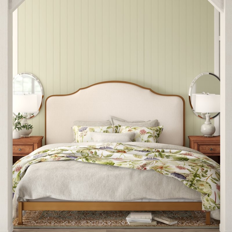 Sten Upholstered Panel Bed - King - Image 0