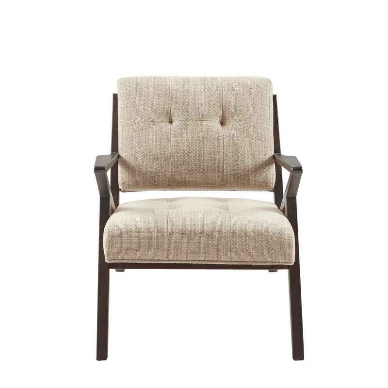 Fortuna 33.5" Wide Tufted Polyester Armchair - Image 5