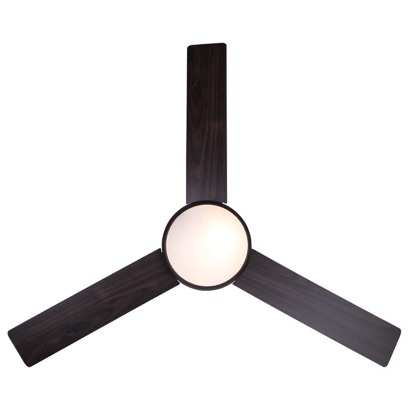 48" Kandi 3 - Blade Standard Ceiling Fan with Remote Control and Light Kit Included - Image 2
