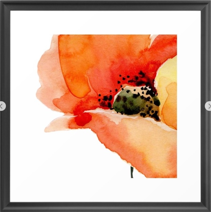 Poppy Framed Art Print - Image 0