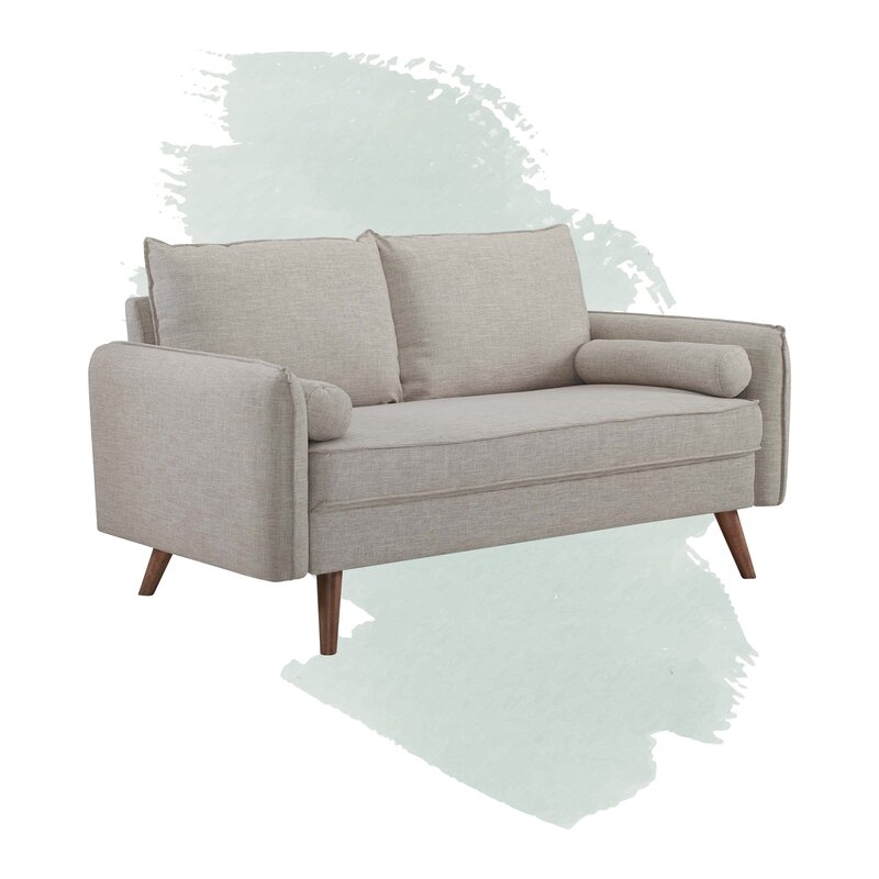 Syston 60'' Square Arm Loveseat - Image 2