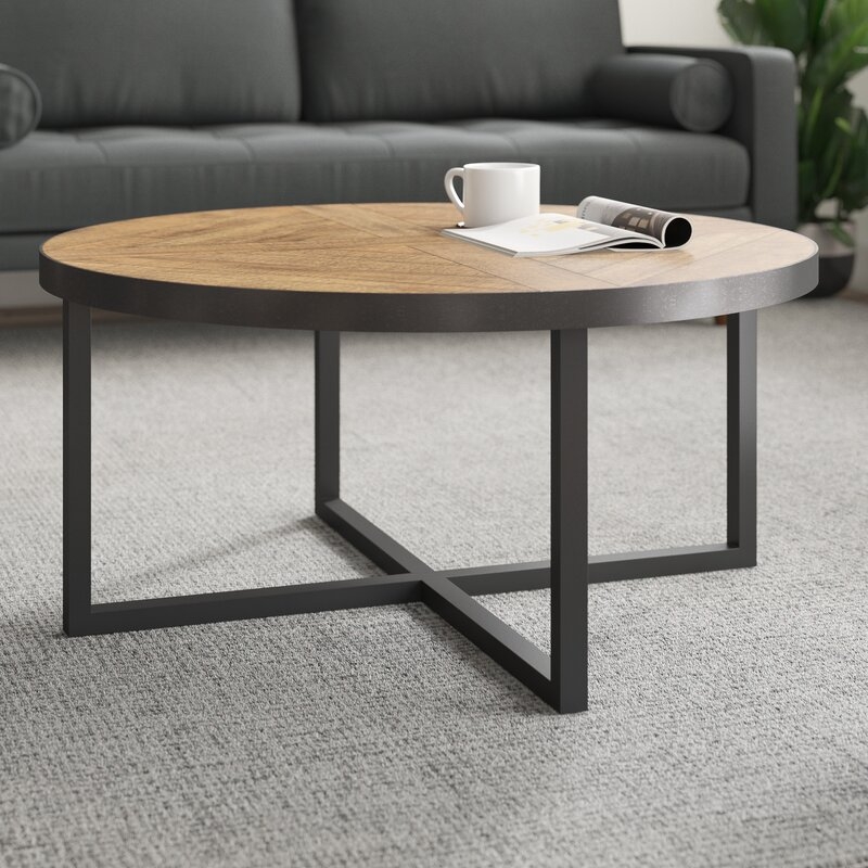 Dillwyn Cross Legs Coffee Table - Image 2