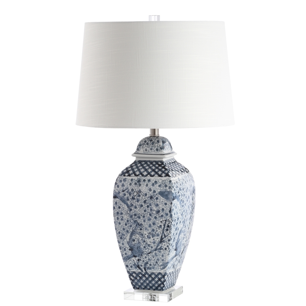 Braeden Table Lamp - Blue/White - Safavieh - Image 0