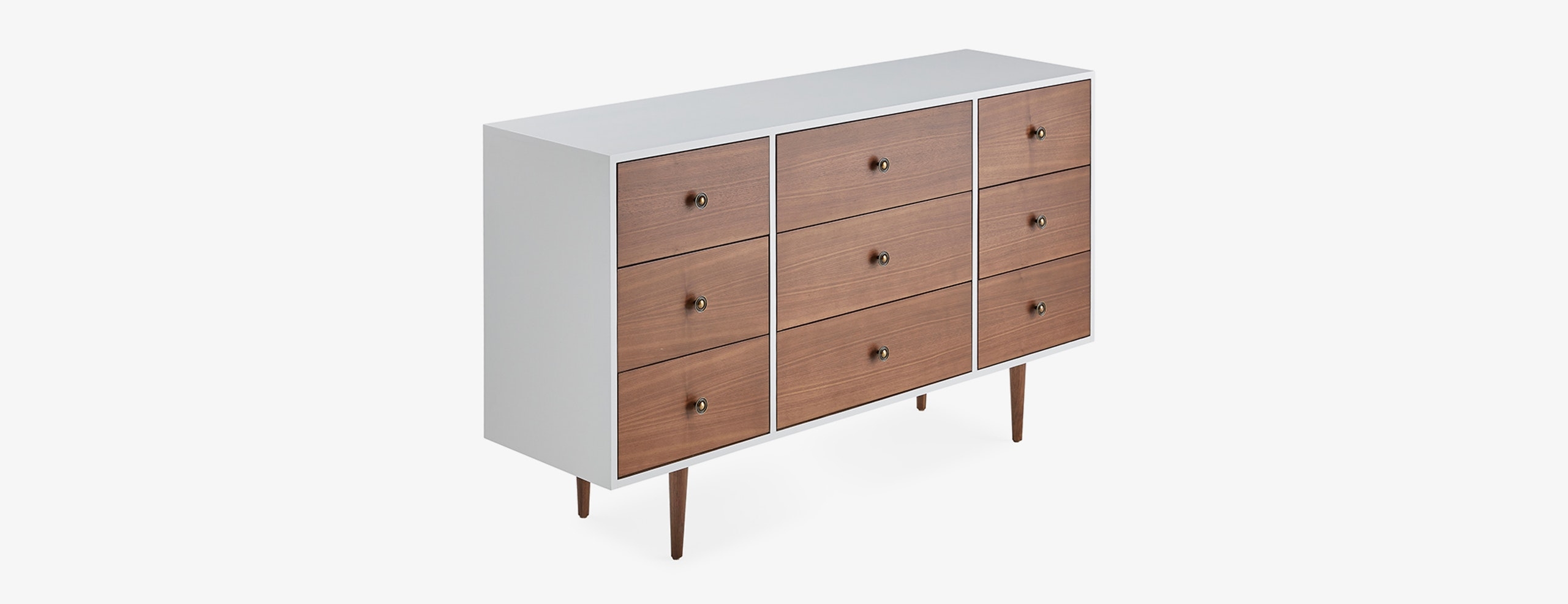 Blythe Mid Century Modern Dresser - Walnut - Image 2