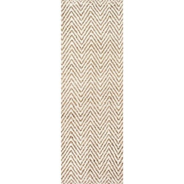 Vania Chevron Jute / 2'6" x 12' - Image 0