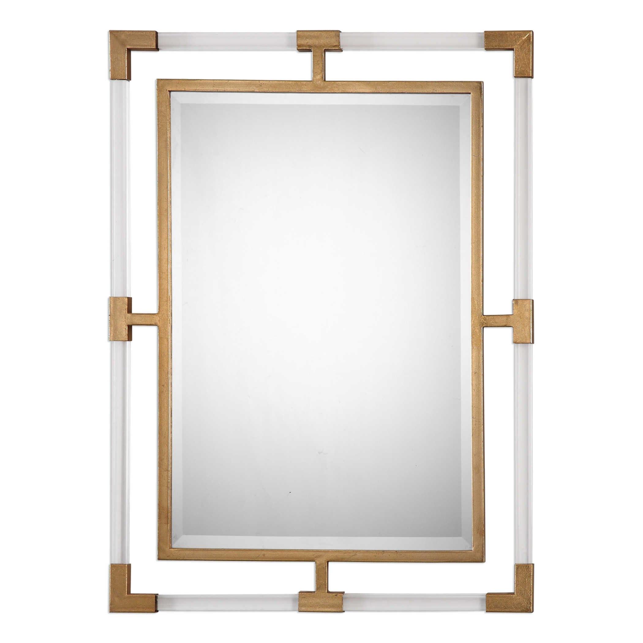 Balkan Modern Gold Wall Mirror - Image 0