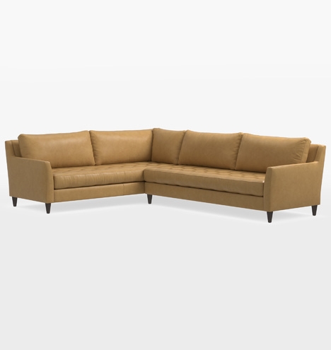 Hastings Sectional Leather Sofa - Right Arm - Image 0