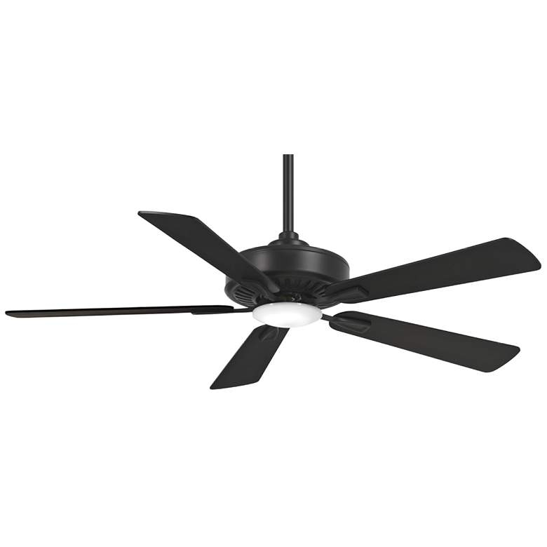 52" Minka Aire Contractor Coal LED Ceiling Fan - Image 0