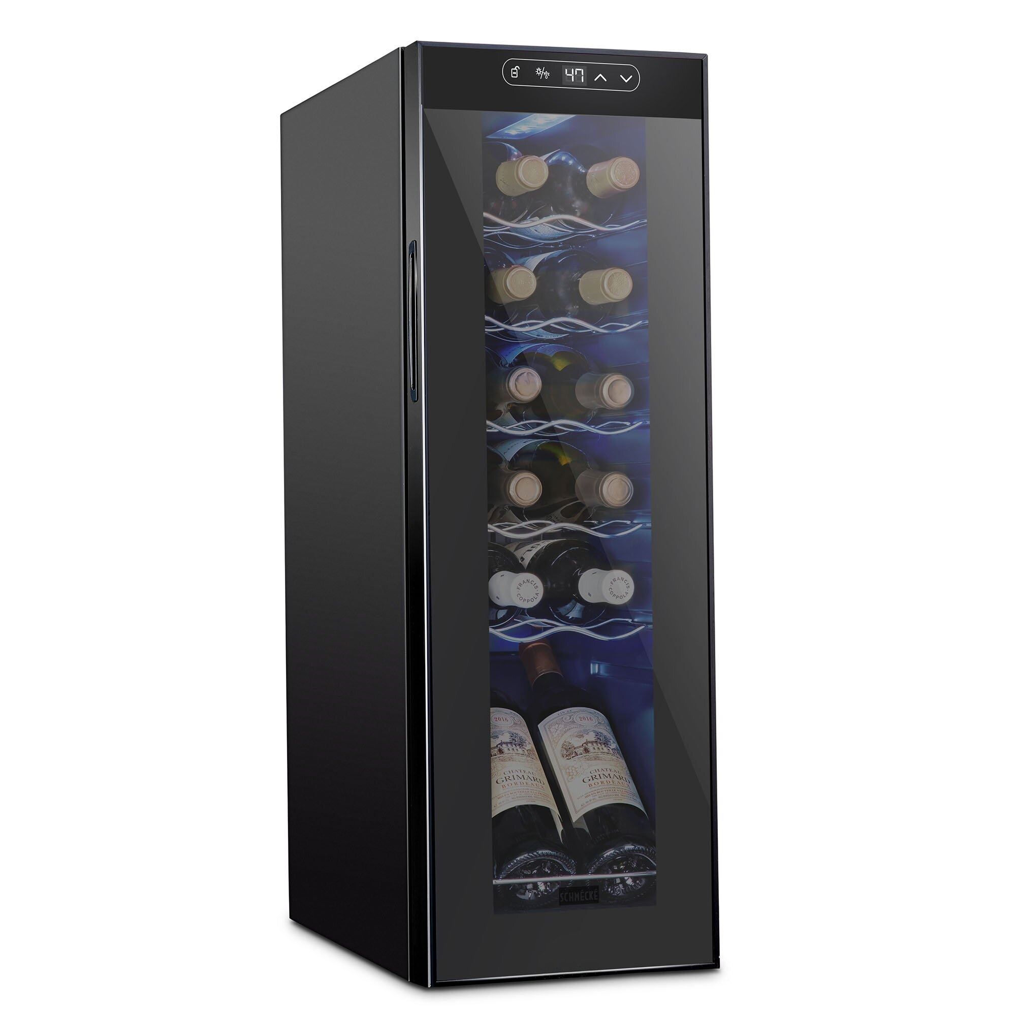12 Bottle Single Zone Freestanding Wine Refrigerator - Image 0