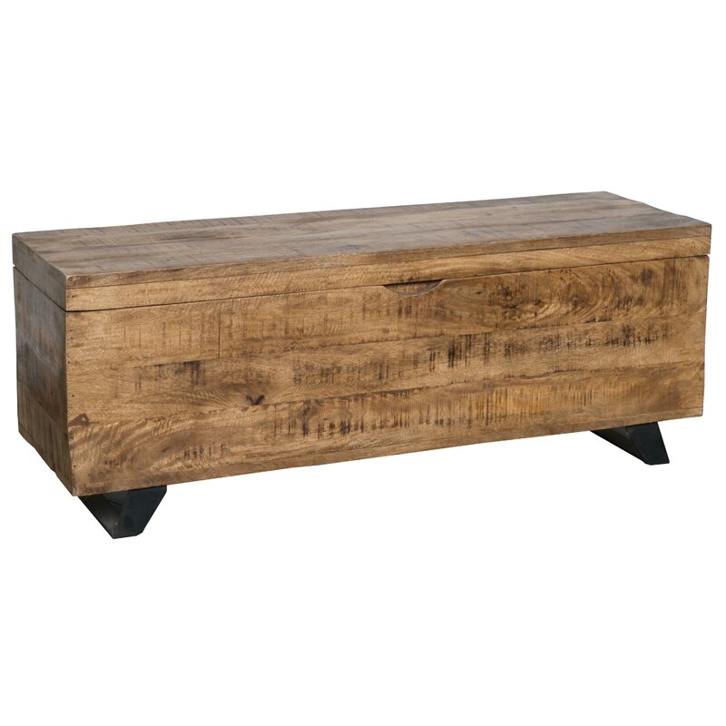 Dinora Esmeray Lift Top Sled Coffee Table with Storage - Image 2