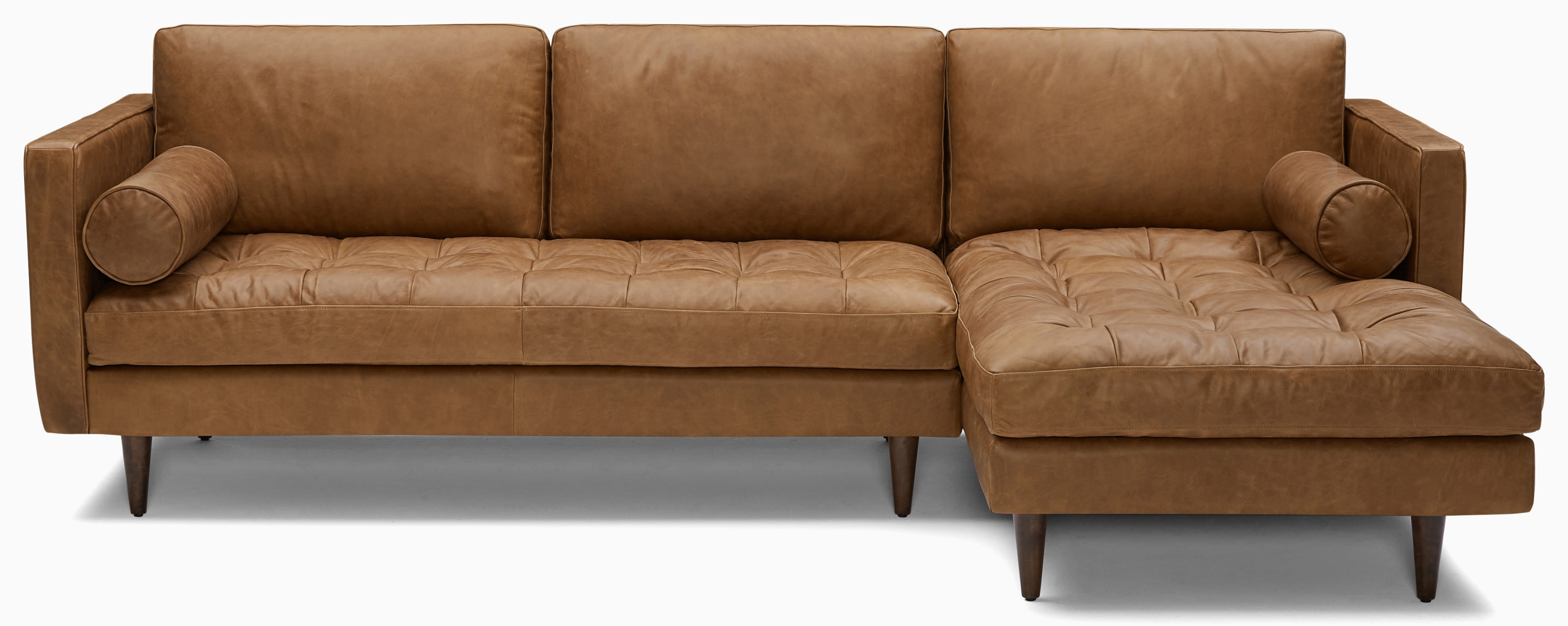 Briar Leather Sectional - Image 0