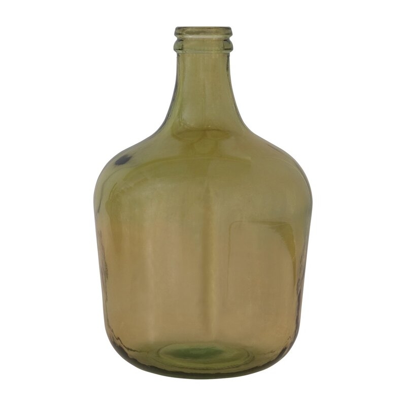 Stoltz Green 16.5" Indoor / Outdoor Decorative Bottle - Image 1
