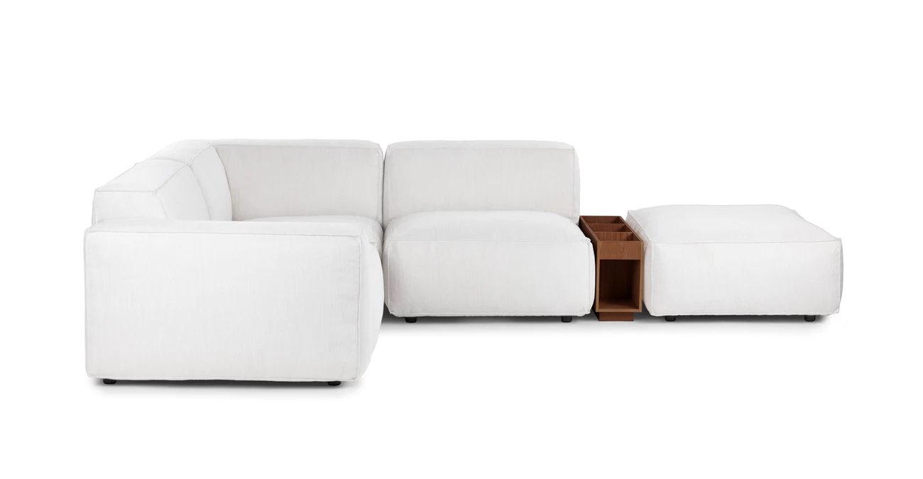 Solae Chill White Sectional - Image 1