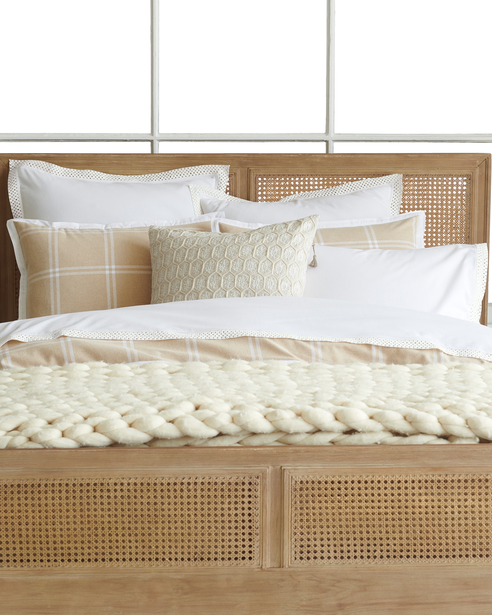Harbour Cane King Bed - Natural - Image 2