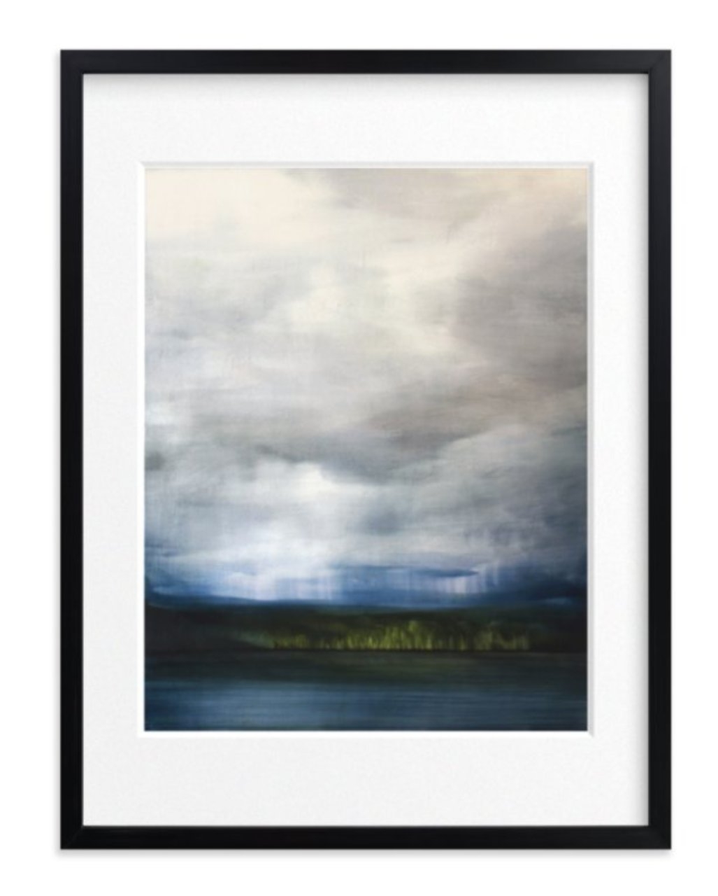 Rain and Light Framed Print - 18x24, Black Frame, Matted - Image 0