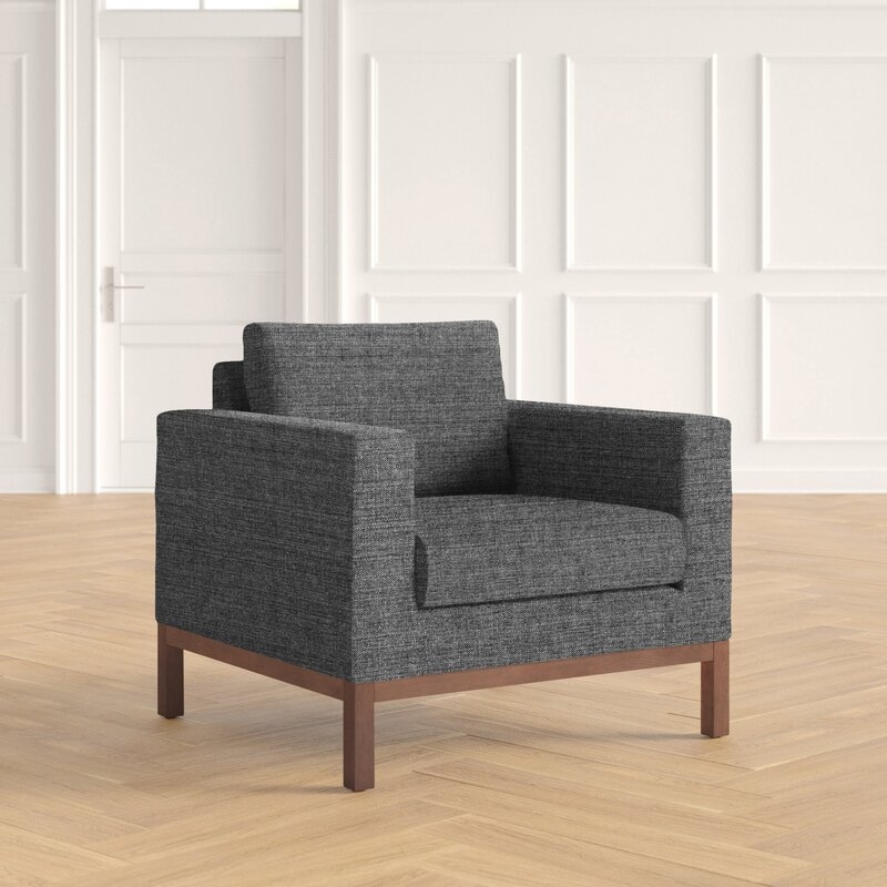 36" W Polyester Armchair - Image 1