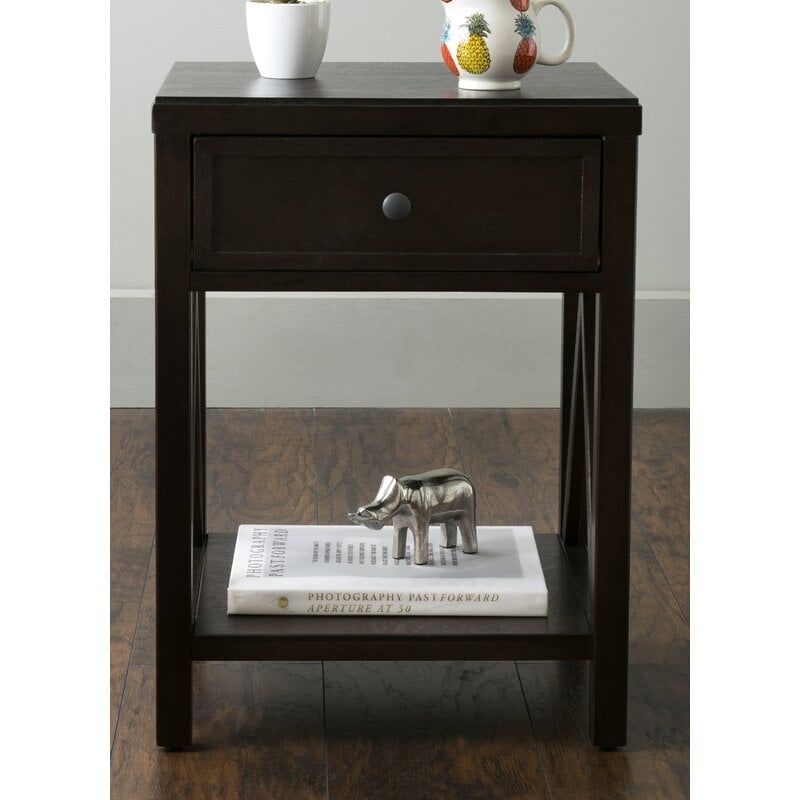 Nealon End Table with Storage - Brown - Image 0