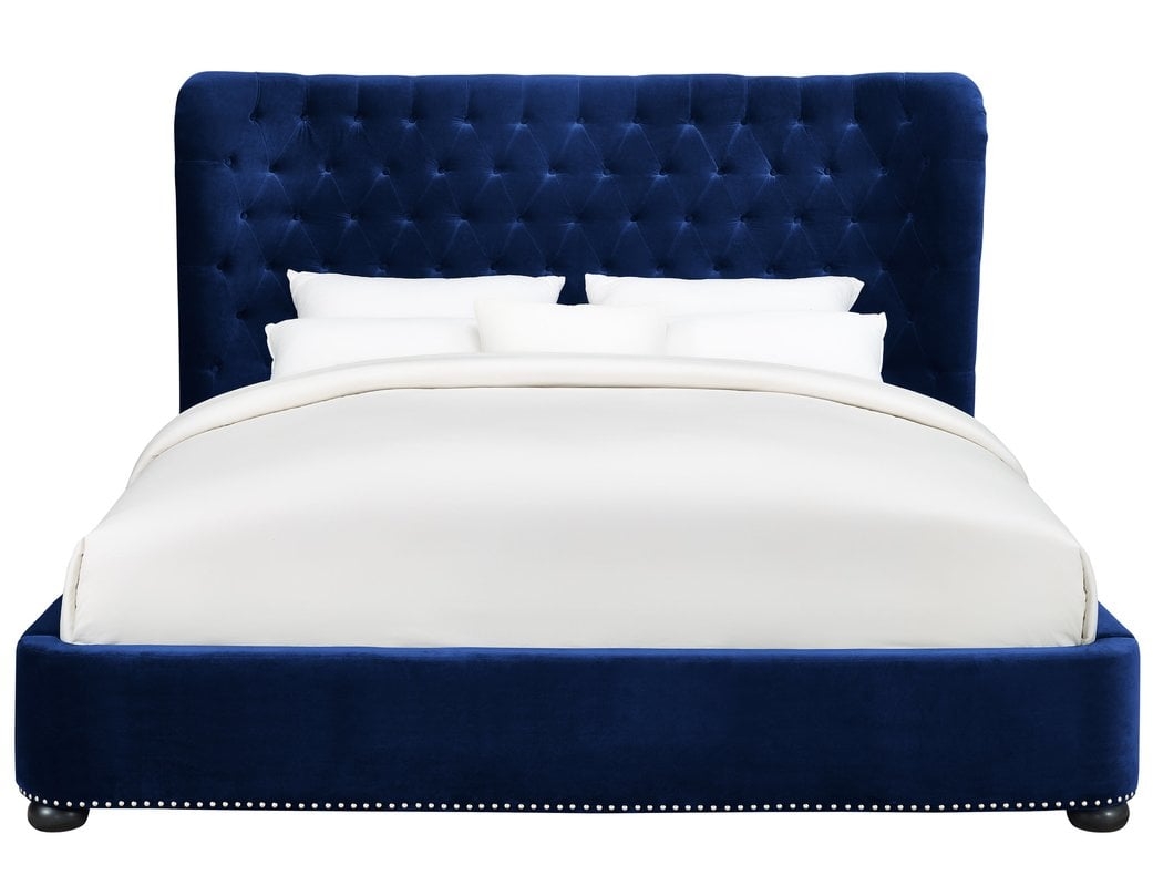 Thibaut Upholstered Platform Bed-King - Image 0