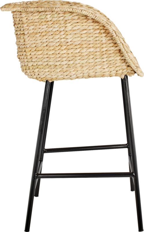 Silas Seagrass Counter Stool 24" - Image 5