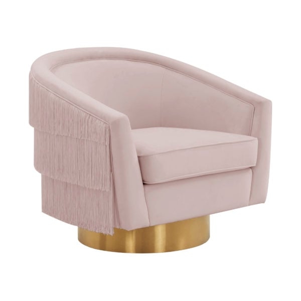 Flapper Blush Swivel Chair - Image 0