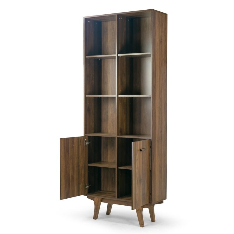 Russellton Bookcase Display Shelf with Storage Cabinet - Image 1