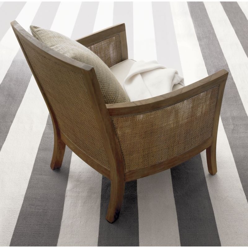 Blake Grey Wash Chair with Fabric Cushion - Image 7