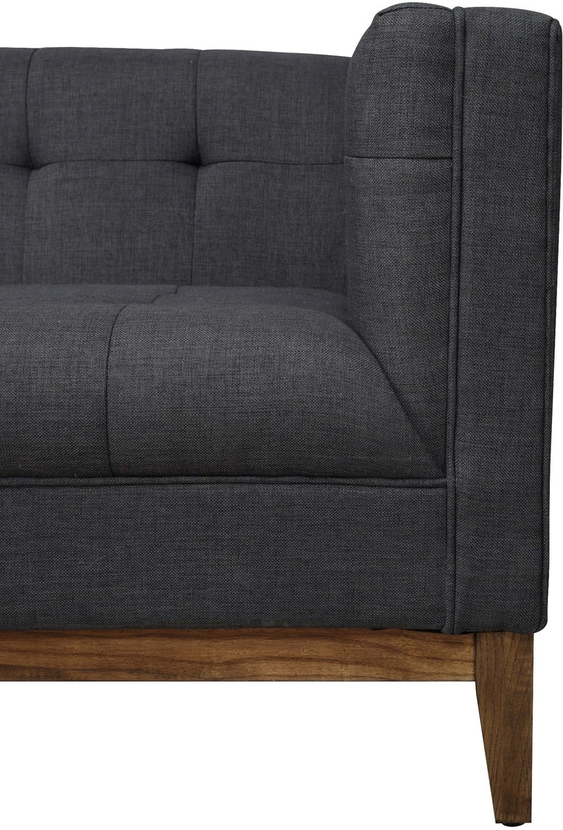 Valerie Morgan Linen Sofa, Gray - Image 3