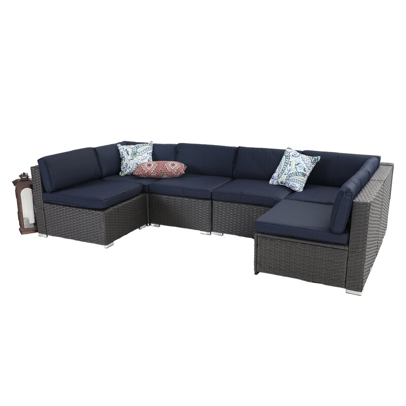 Aidel Patio Sectional with Cushions - Image 0
