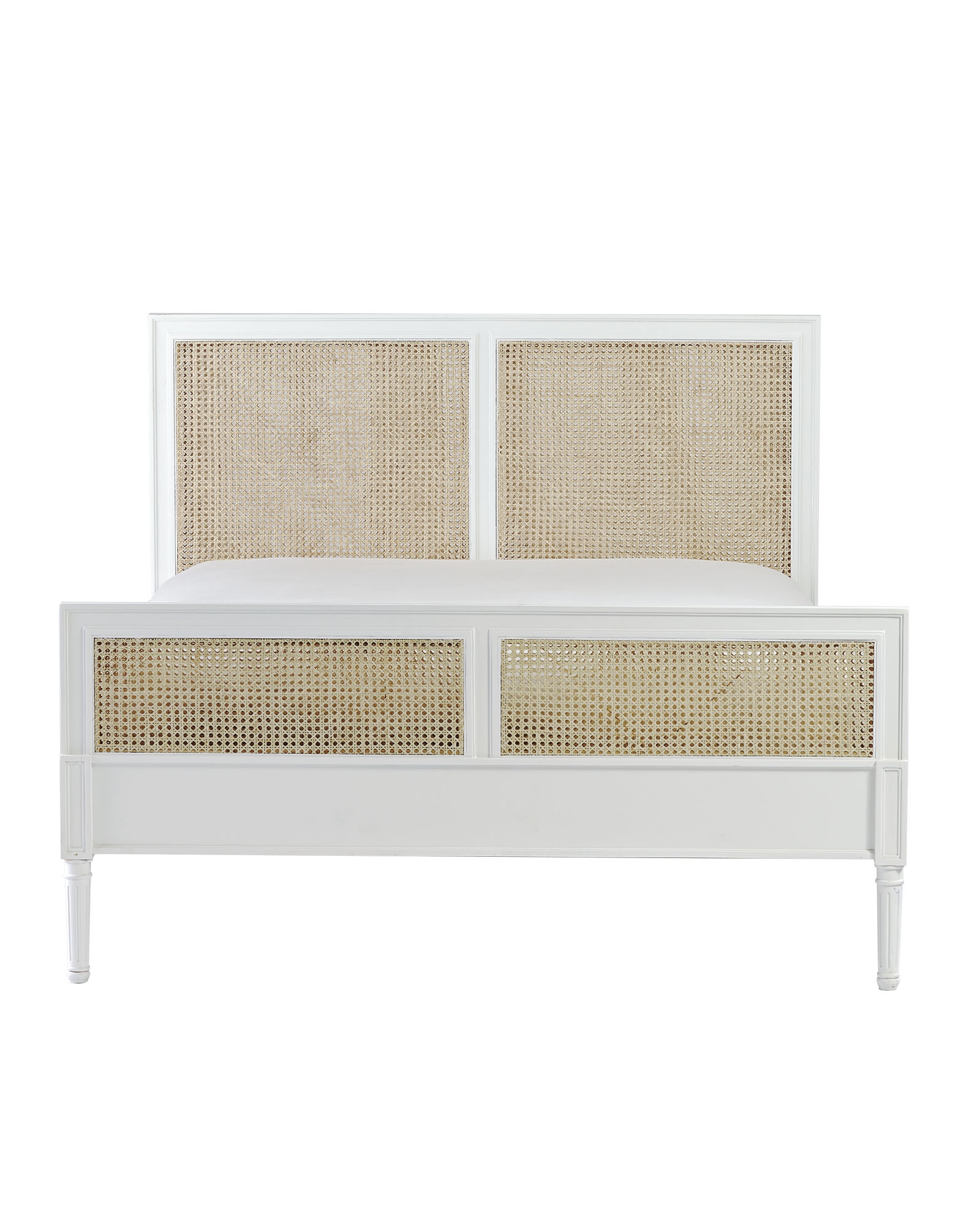 Harbour Cane Queen Bed - White - Image 2