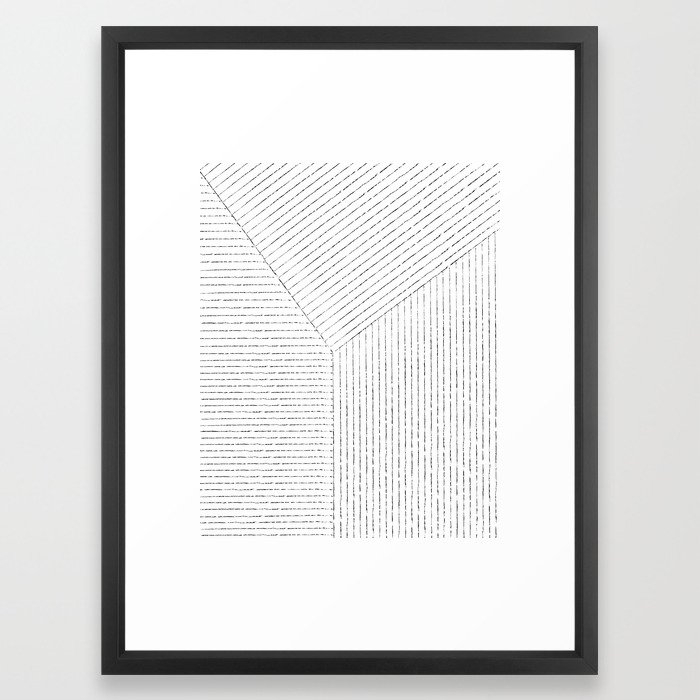 Lines Art Framed Art Print - Image 0
