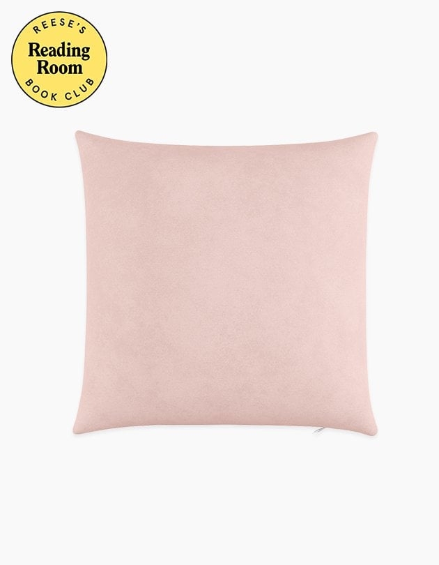 Blush Velvet Throw Pillow - 20" x 20" - Image 0