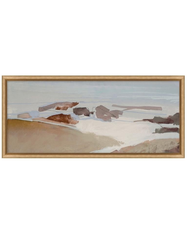 BEACH ABSTRACT Framed Art - Small - Image 0