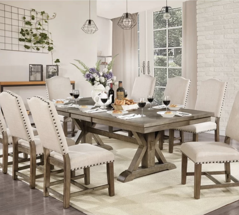 Lowell Solid Wood Dining Table - Image 1