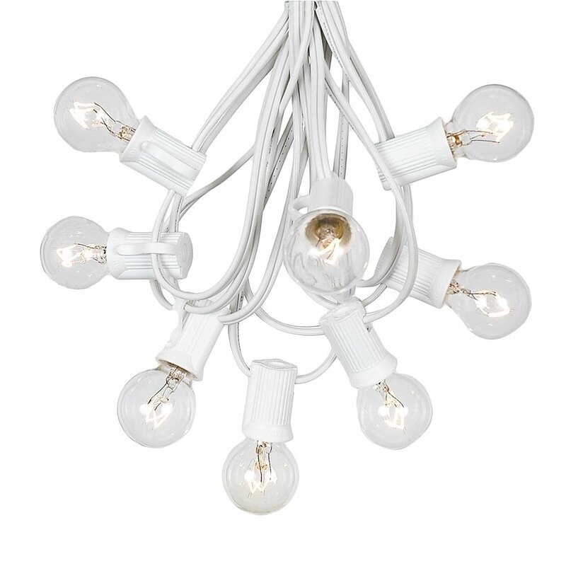 100' Outdoor 100 - Bulb Globe String Lights - Image 0