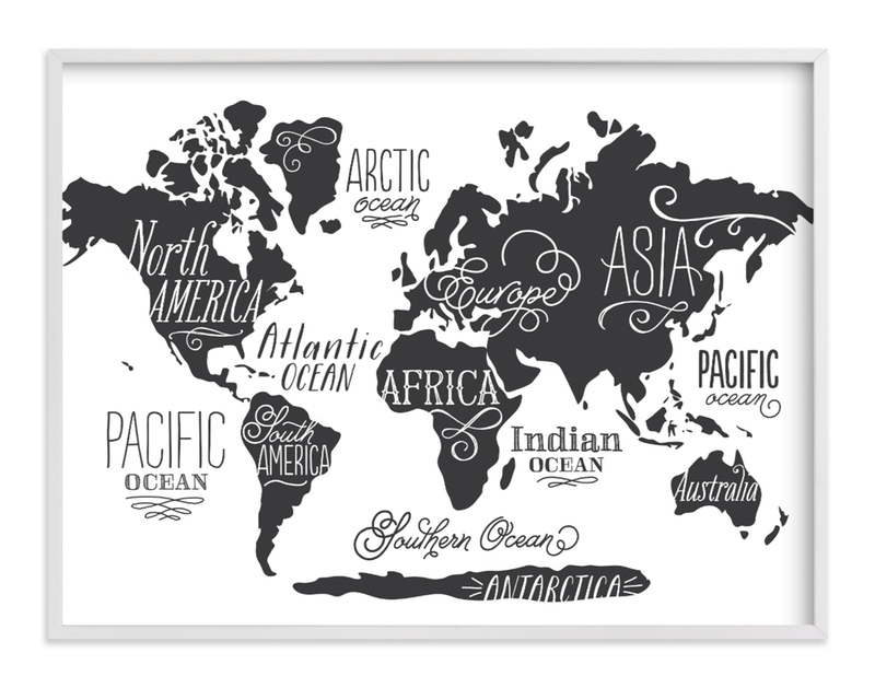 Whimsical World Map - Image 0