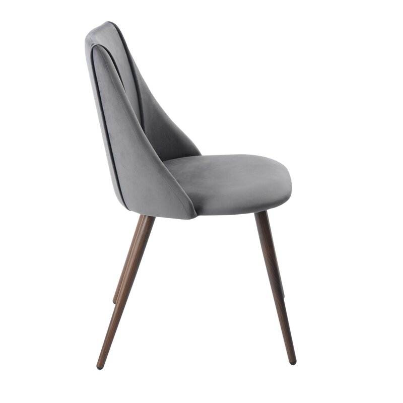 Dark Grey/ Brown Camron Side Chair (Set of 2) - Image 3