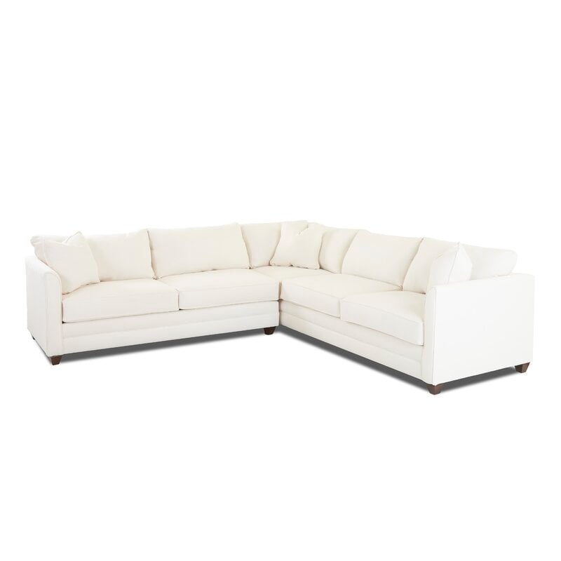 Symmetrical Sectional- Classic Bleach White - Image 0