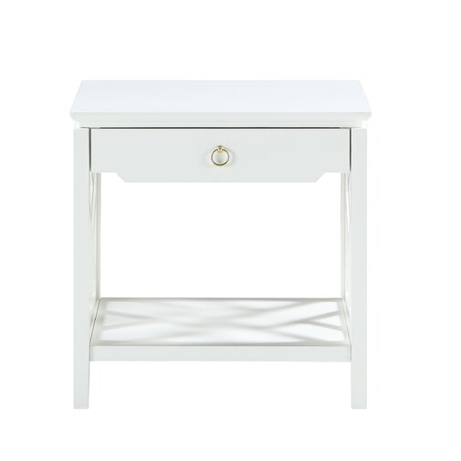 Adam End Table with Storage - Image 1