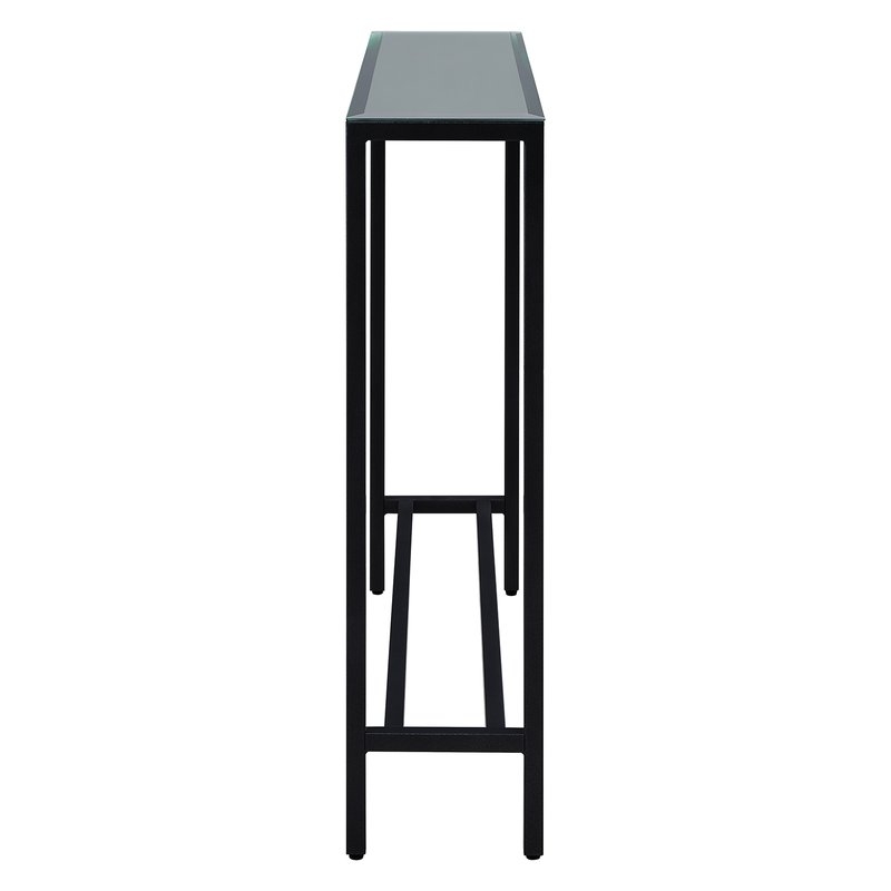 Coppock Narrow Console Table-black 30"x36x8" - Image 2
