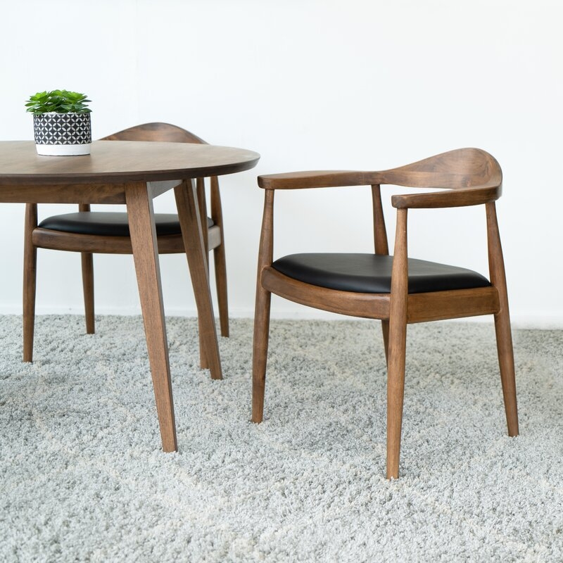 Kuo Solid Wood Dining Chair - Image 0