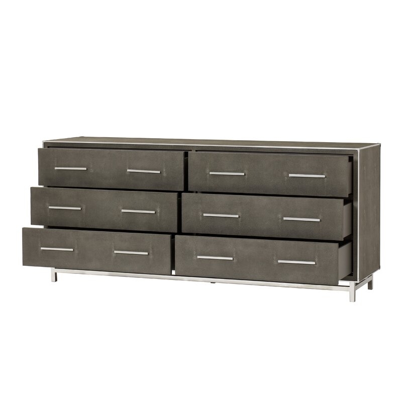 Mansfield 6 Drawer Double Dresser - Image 3