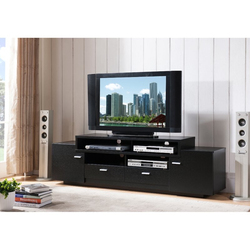 Aston Solid Wood TV Stand for TVs up to 78 inches - Image 2