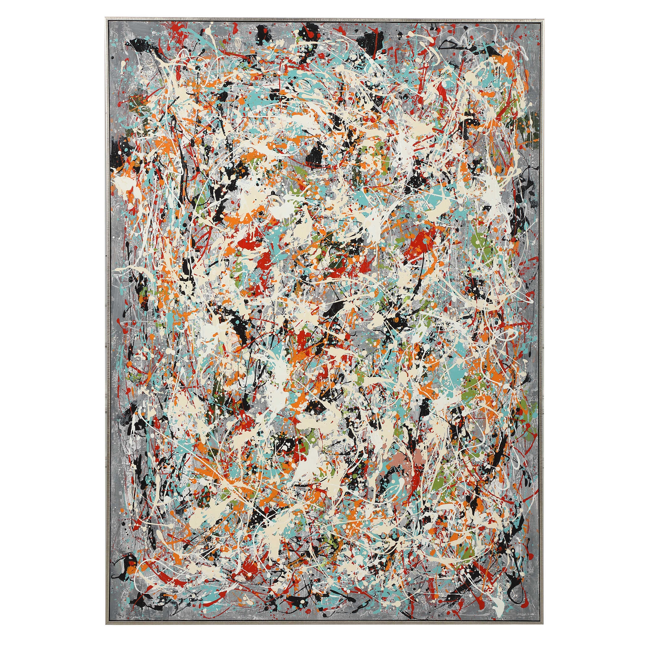 Organized Chaos Hand Painted Canvas - Image 0