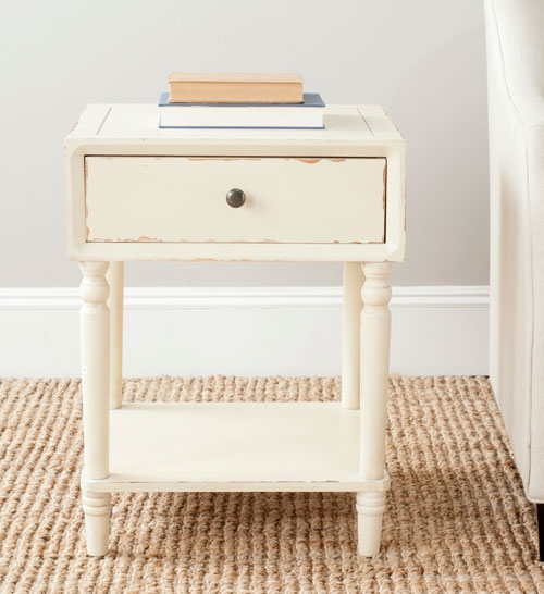 Siobhan Nightstand With Storage Drawer - Vintage Cream - Arlo Home - Image 2