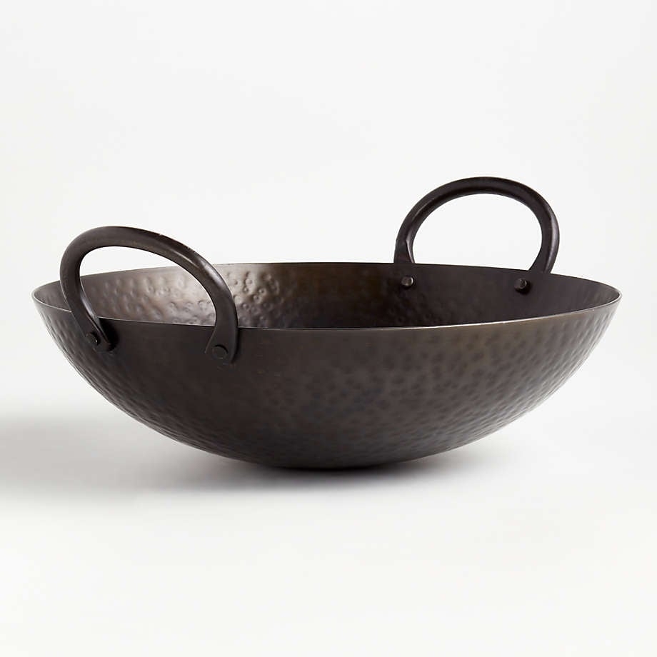 Feast Hammered Iron Serving Bowl - Image 0