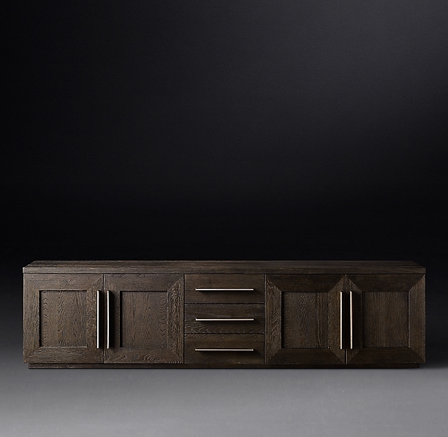 MACHINTO PANEL 4-DOOR MEDIA CONSOLE WITH DRAWERS - Image 0