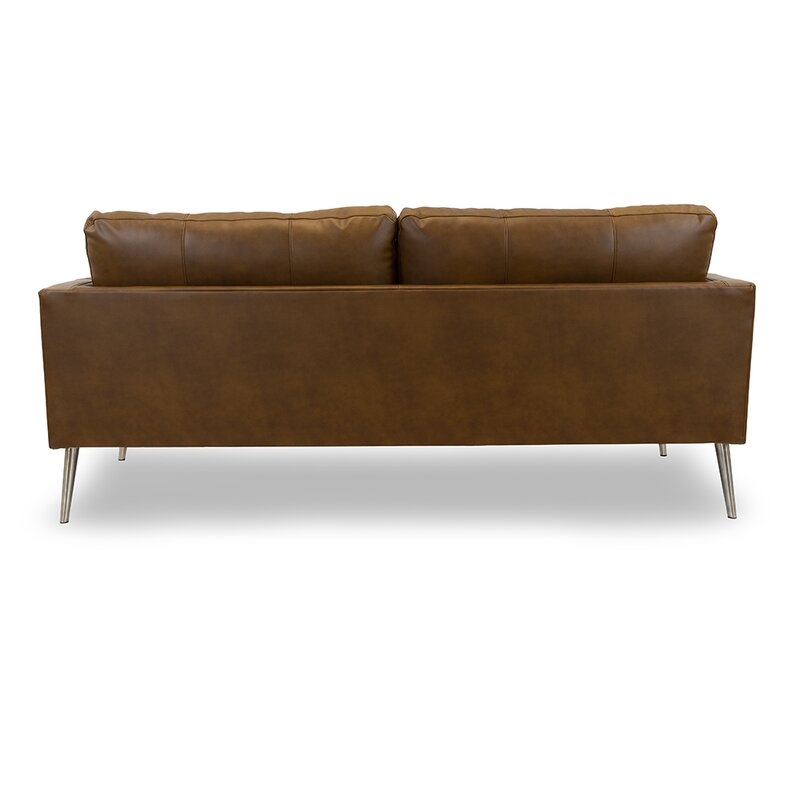 Gaia Genuine Leather 81" Square Arm Sofa - Image 2