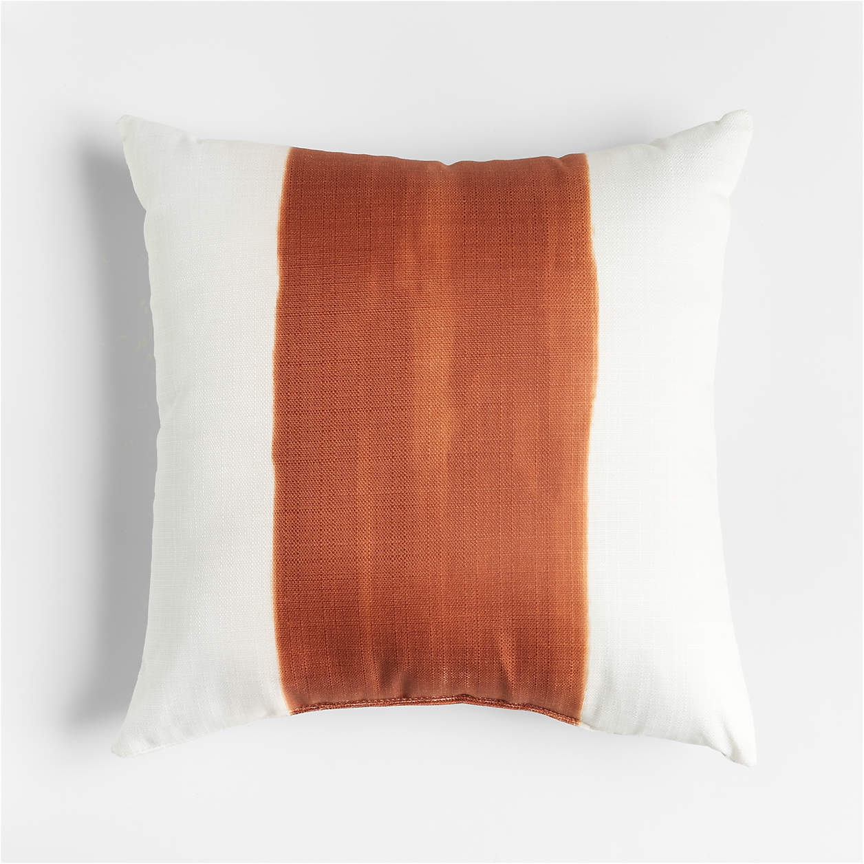 Wide Stripe Brick 20"x20" Outdoor Pillow - Image 0