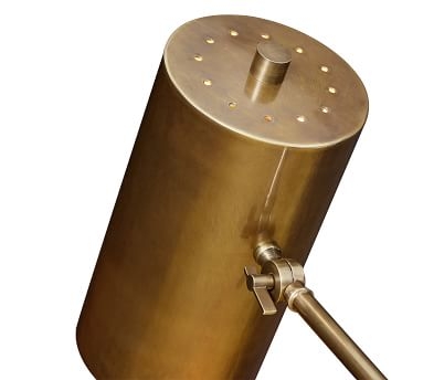 Stella Task Table Lamp, Antique Brass - Image 2