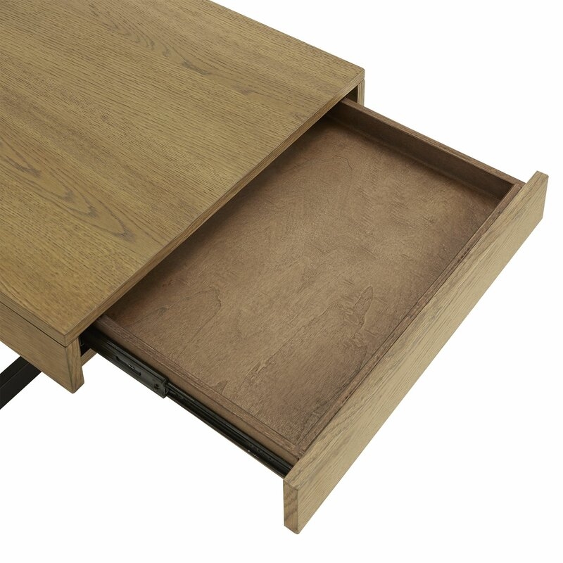Swingle Cross Legs Coffee Table with Storage - Image 3